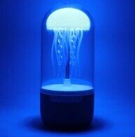 Bezvadu Bluetooth skaļrunis Medūzas lampa, kustīga, krāsu mainoša